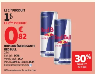 Boisson Énergisante Red Bull