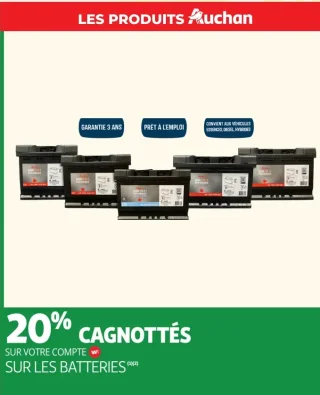 Les Produits Auchan Batteries