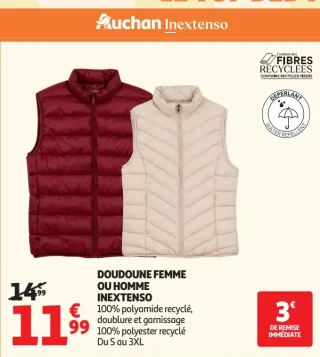 Doudoune femme ou homme Inextenso