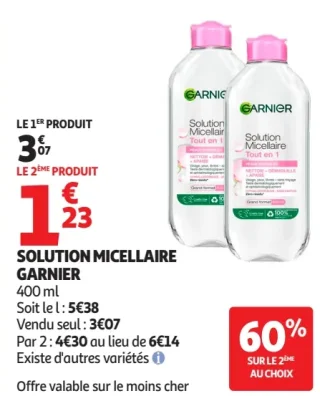 Solution Micellaire Garnier