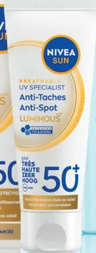 Crème solaire visage Nivea Sun UV Specialist Anti-Spot Luminous 630 SPF 50+