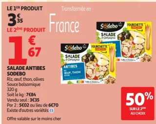 Salade Antibes Sodebo