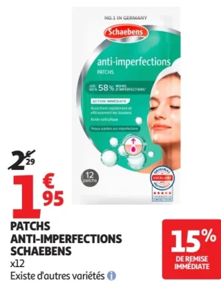 Patchs Anti-imperfections Schaebens