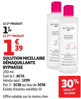 Solution Micellaire Démaquillante Byphasse