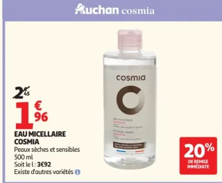Eau Micellaire Cosmia