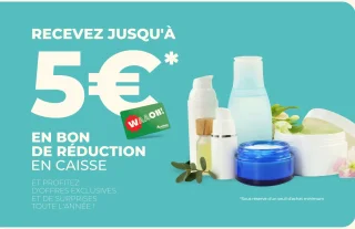 Bon de réduction jusqu'à 5€ en caisse - Espace Parapharmacie Auchan