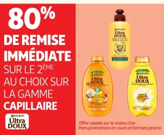 Gamme capillaire Garnier Ultra Doux