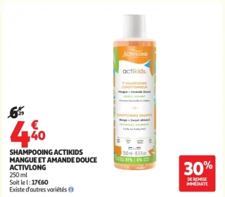 Shampooing Actikids Mangue et Amande Douce Activilong