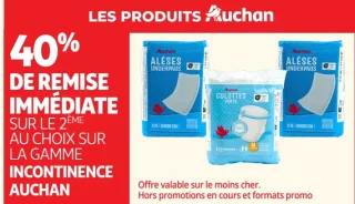 Gamme incontinence Auchan