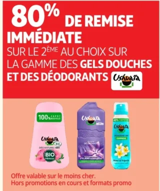 Gels douches et déodorants Ushuaïa