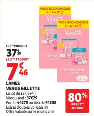 Lames de rasoir Venus Gillette