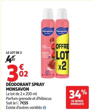Déodorant Spray Monsavon