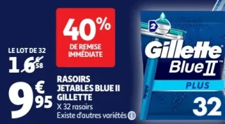Rasoirs Jetables Blue II Gillette