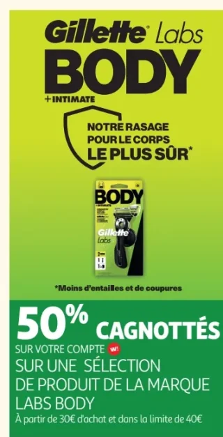 Gillette Labs BODY + intimate gamme