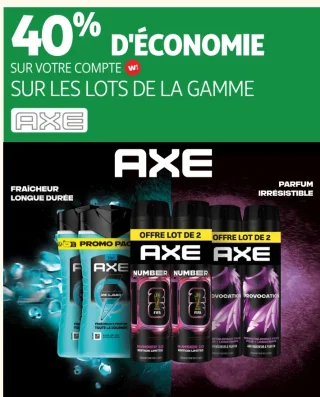 Lots de la gamme AXE