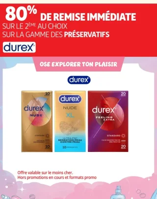 Préservatifs Durex