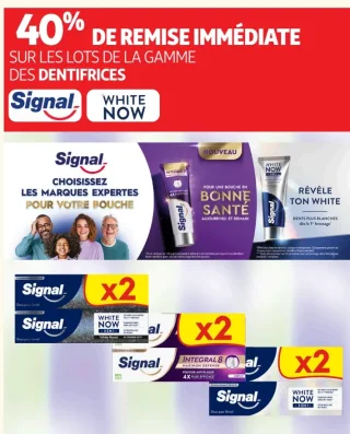 Dentifrices Signal White Now / Integral 8
