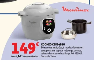 COOKEO CE854B10 Moulinex