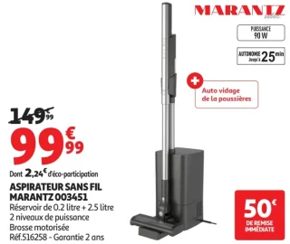 Aspirateur sans fil Marantz 003451