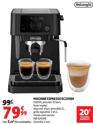 MACHINE ESPRESSO EC235BK DeLonghi
