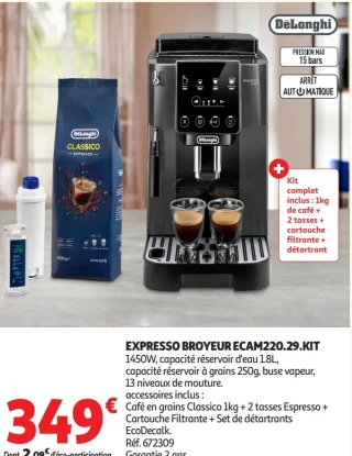 EXPRESSO BROYEUR ECAM220.29.KIT DeLonghi
