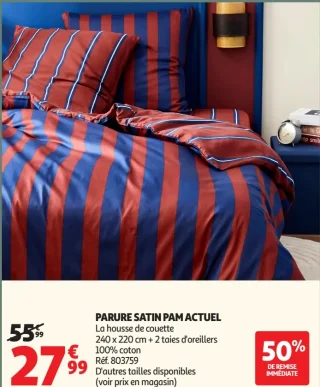 PARURE SATIN PAM ACTUEL
