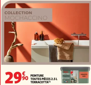 Auchan Peinture Toutes Pièces 2.5 L Terracotta Satin