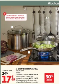 Gamme en inox