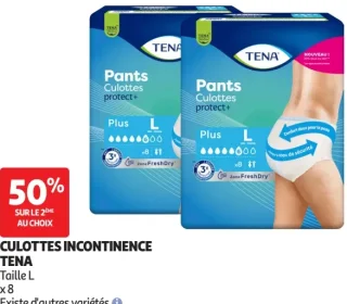 Culottes incontinence Tena