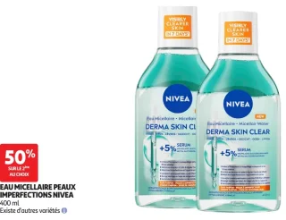 Eau micellaire peaux imperfections Nivea
