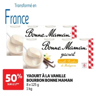 Bonne Maman Yaourt à la vanille Bourbon de Madagascar