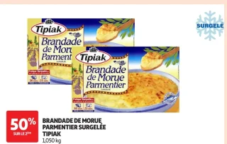 Brandade de Morue Parmentier Surgelée Tipiak