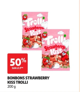 Bonbons Strawberry Kiss Trolli
