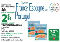 TRUITE FUMÉE AUCHAN