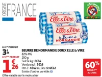 Beurre de Normandie Doux Elle & Vire