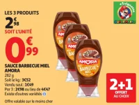 Sauce Barbecue Miel Amora