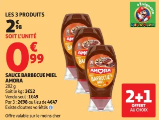 Sauce Barbecue Miel Amora