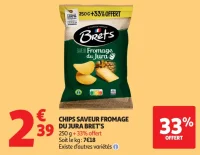 Chips saveur Fromage du Jura Brets