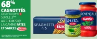 La gamme pâtes et sauces Barilla