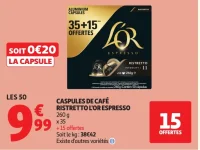 Capsules de café Ristretto L'OR Espresso