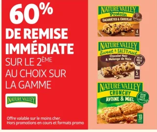Barres de céréales Nature Valley