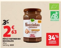 Pâte à tartiner bio Nocciolata Rigoni di Asiago
