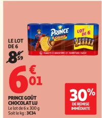 PRINCE GOÛT CHOCOLAT LU