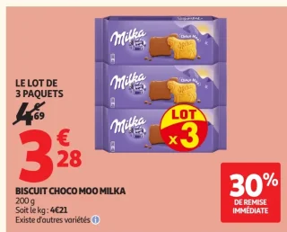 BISCUIT CHOCO MOO MILKA