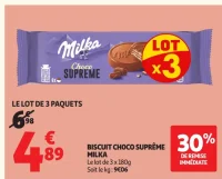 BISCUIT CHOCO SUPRÊME MILKA
