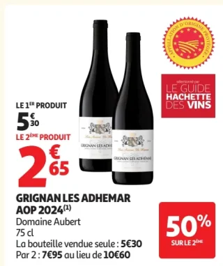 Vin Grignan les Adhémar AOP Domaine Aubert