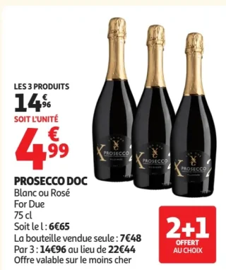 Prosecco DOC Blanc ou Rosé For Due