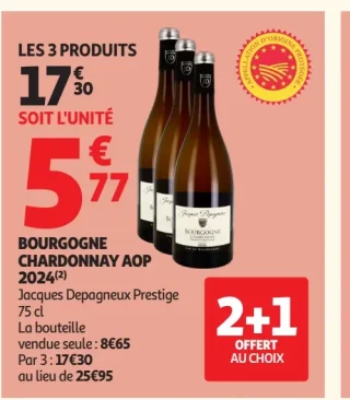 Bourgogne Chardonnay AOP 2024 Jacques Depagneux Prestige