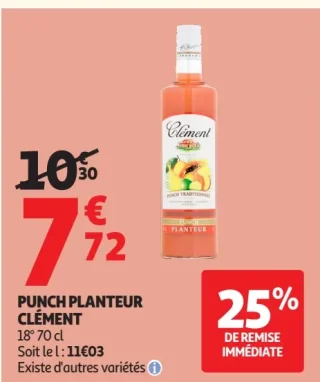 Punch Planteur Clément 18°