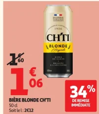 Bière blonde CH'TI